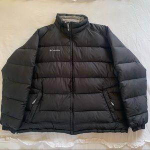 Columbia Men's Blk Puffer Jacket | Down/Feather Insulation | XXL | EUC | Vintage